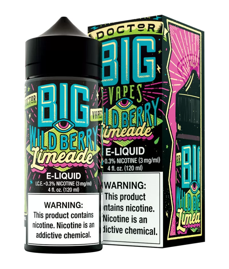 DOCTOR BIG VAPES by BIG BOTTLE Co - Wildberry Limeade - 120ML E-Liquid
