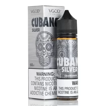 VGOD CUBANO SILVER E-LIQUID 60ML – 3/6/12/18MG - Vapebar Pk