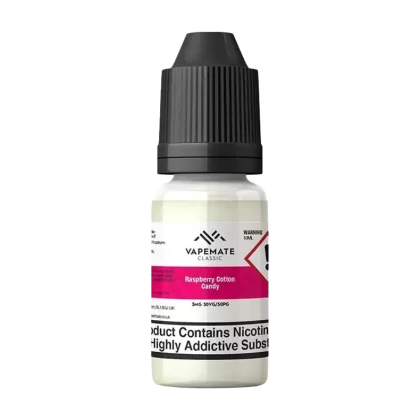 Vapemate Classic Raspberry Cotton Candy 10ml - 3mg - Vape Product