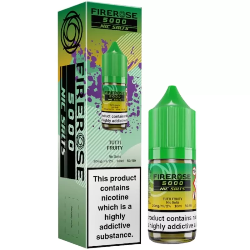 Tutti Fruity Nic Salt E-Liquid Firerose 5000 by ELUX (10ml) - 20mg
