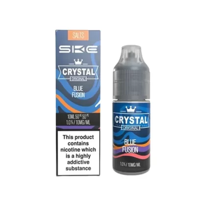 SKE Crystal Salts Blue Fusion E Liquid 10ml - Nicotine Strength#20mg>10mg (CD43B5)