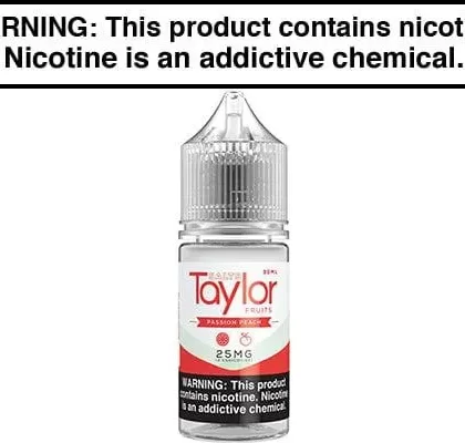 PASSION PEACH BY TAYLOR SALTS 30ML - Vapejuice