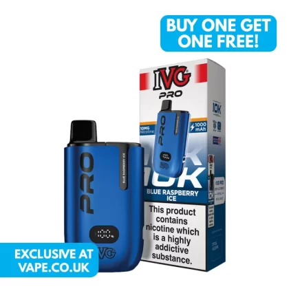 10mg (1%) IVG Pro 12 Prefilled Vape Kit - Vape Co