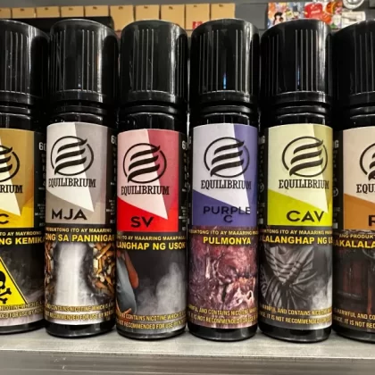 Equilibrium 60ml 50vg/50pg 12/24/36mg freebase ejuice - MJA (creamy maja) / 12mg