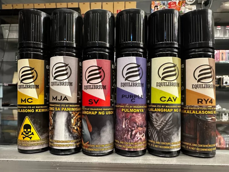 Equilibrium 60ml 50vg/50pg 12/24/36mg freebase ejuice - MJA (creamy maja) / 12mg