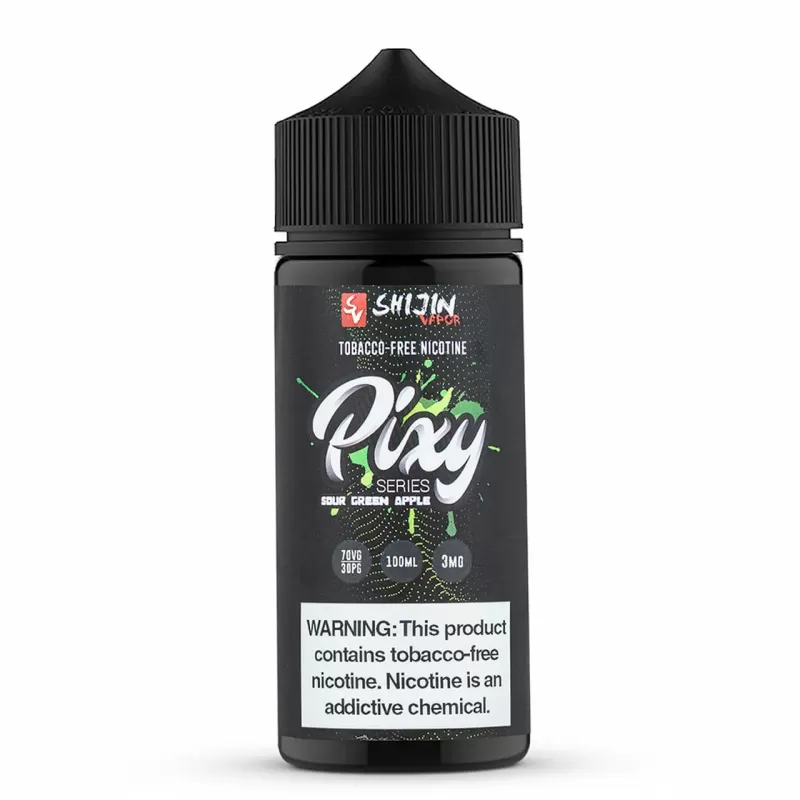 Pixy Series Sour Green Apple Candy Pre-Steeped E-Juice 100mL