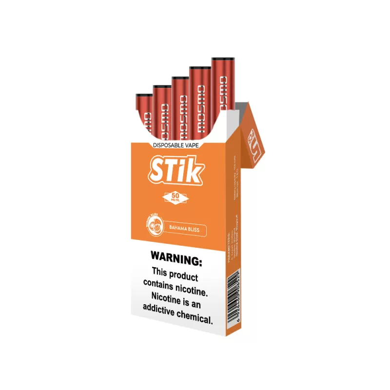 MOSMO STiK Disposable E-Cig Device – 5 Pack - Blue Slushee - Image 3