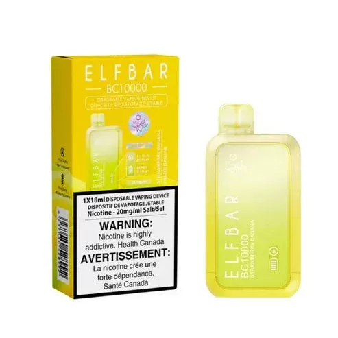 Elf Bar BC10000 Disposable Vape – Strawberry Banana – 10000 Puffs
