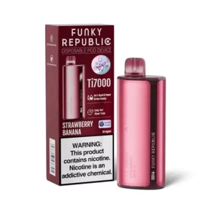 Funky Republic Ti7000 Disposable Vape by Elf Bar- 7000 puff – All Flavors