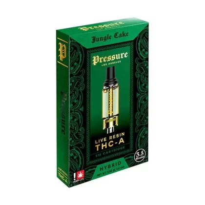 Pressure Live Resin Jungle Cake THC-A Cartridge – 3500mg - Option#Cartidge + E420 Battery (35% off)>Single Cart (DDC7A1)