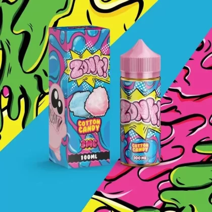 JUICE MAN ZONK! COTTON CANDY 80ML SHORTFILL E-LIQUID