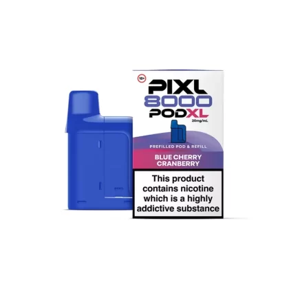 Pixl 8000 Blue Cherry Cranberry Refill Pods - Ejuicewarehouse