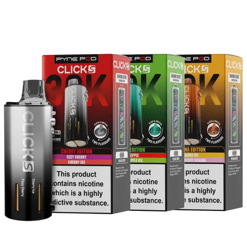 Pyne Pod Click S 30K Prefilled Pods - Cherry Edition