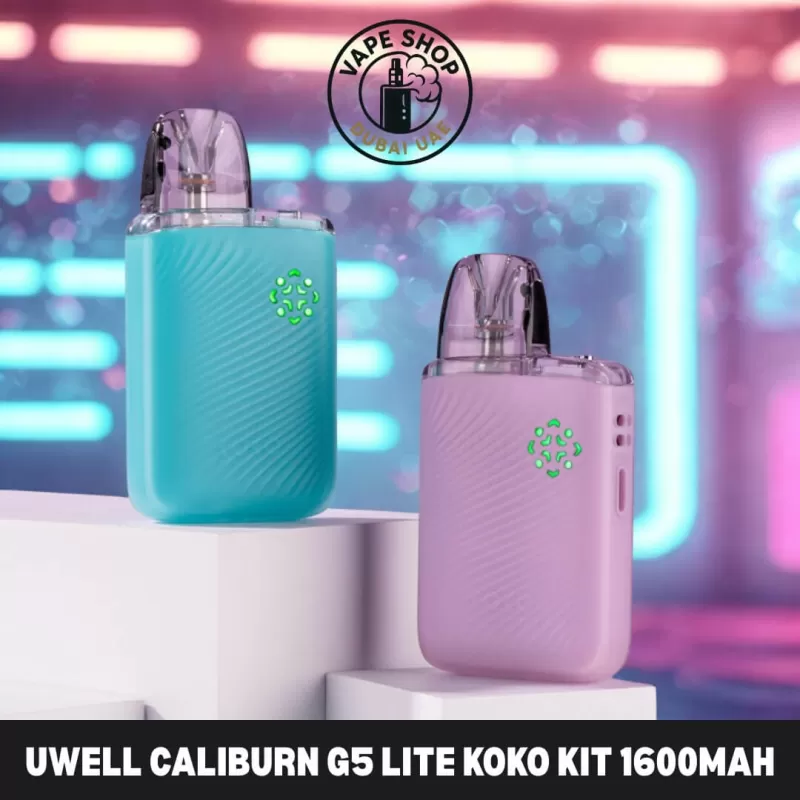 Uwell Caliburn G5 Lite KOKO Kit 1600mAh 3ml in the UAE - Vapeshopdubaiuae