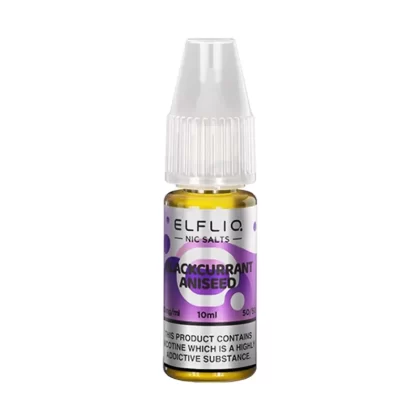 Blackcurrant Aniseed 10ml Nic Salt E-liquid By ELF Bar