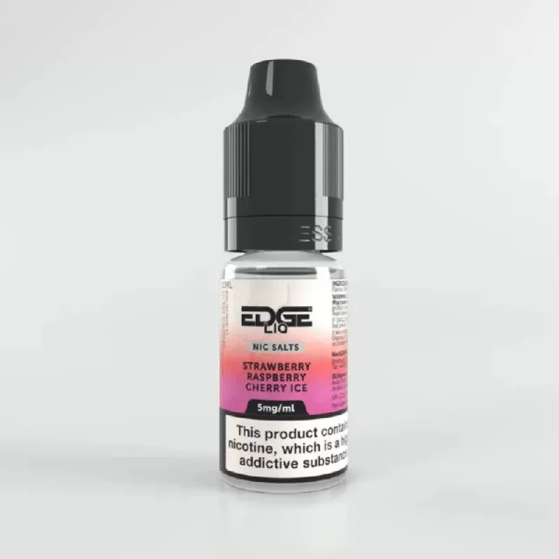 Edge Liq Nic Salt E-Liquid Strawberry Raspberry Cherry Ice - Nicotine Strength#20mg>10mg>5mg (B19D44)