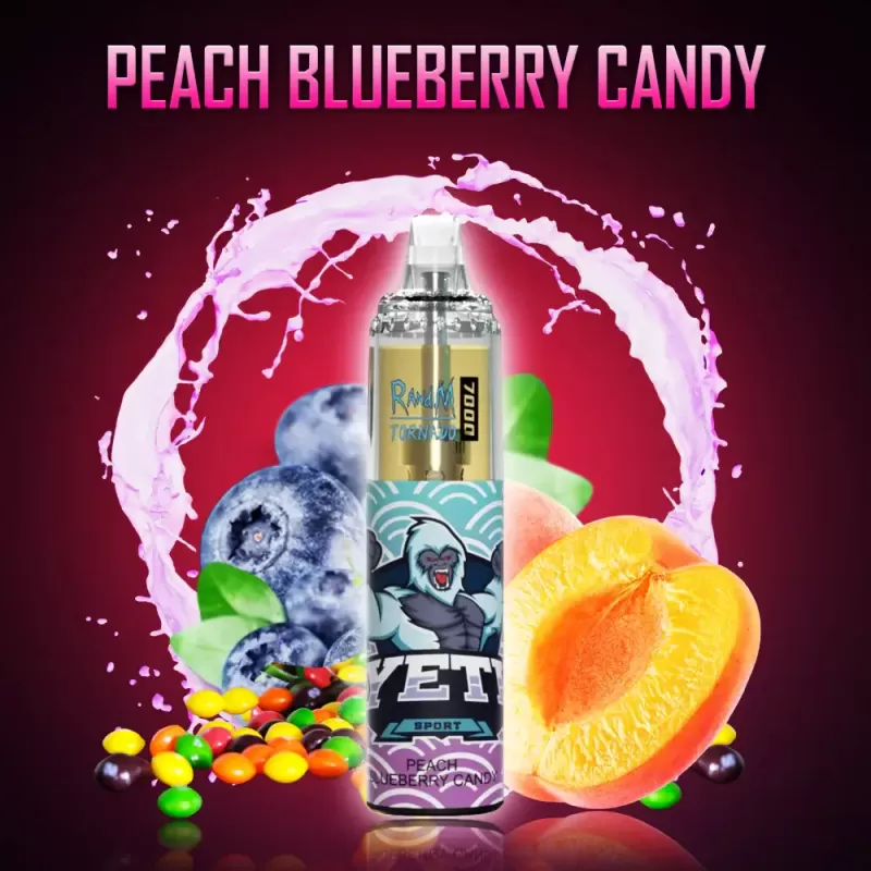 FUMOT Peach blueberry candy Randm Tornado 7000 Puff einkaufspreis Bar R and M Vape Pen