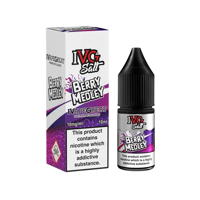 Berry Medley IVG Nic Salt e Liquid 10ml – TPD - Vapestorm Co
