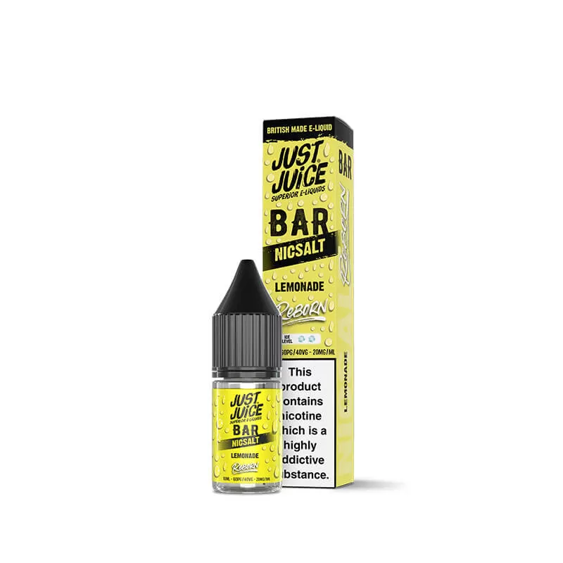Just Juice Reborn Lemonade 10ml Nic Salt E-Liquid - Image 3