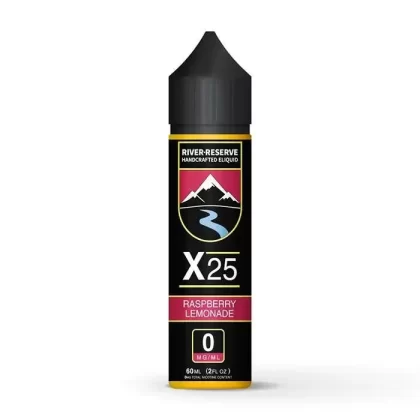 Raspberry Splash X-25 E-Liquid by River Reserve