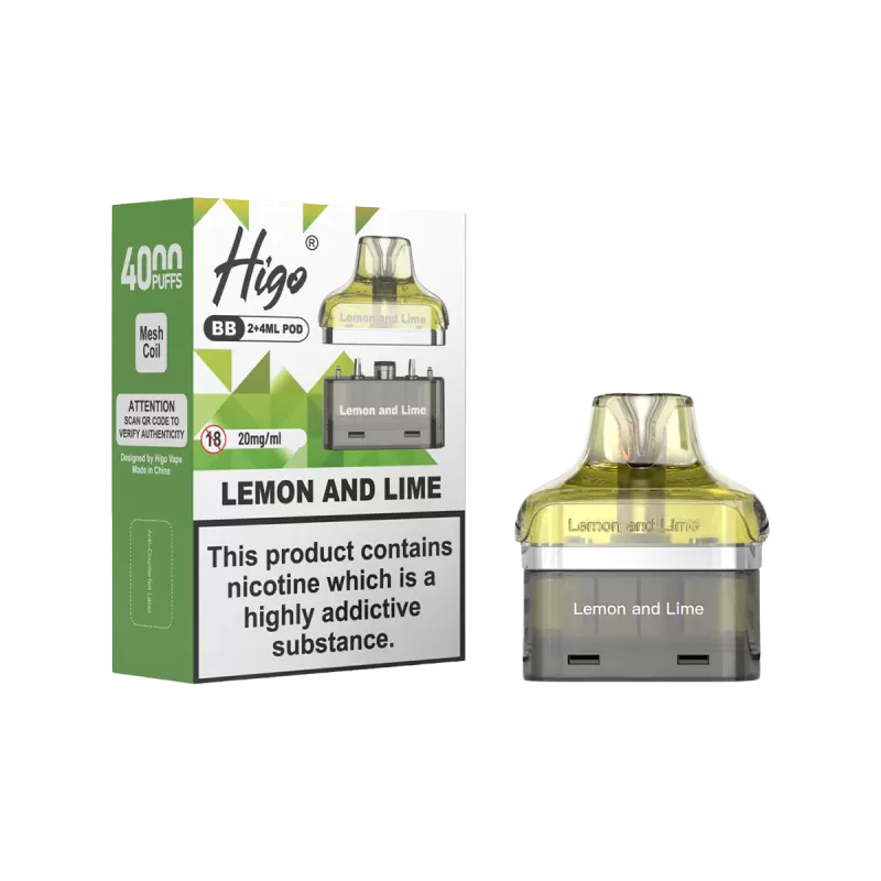 Higo BB 4000 Refill Pack - Fresh Ice Mint - Ecigwizard - Image 2