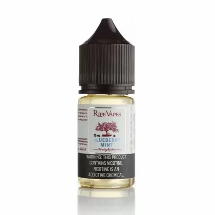 Blueberry Mint Salt Nic 30ml Buy Ripe Vapes E-juice UAE
