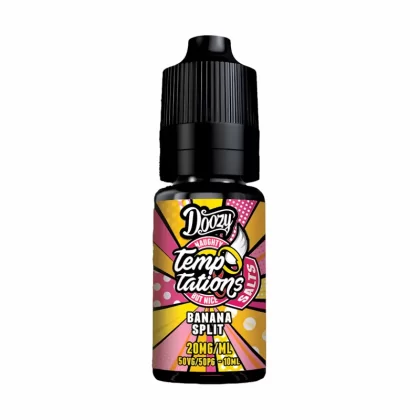 Doozy Temptations Banana Split Nic Salt Vape Juice - 10 Pack - Strength 20mg