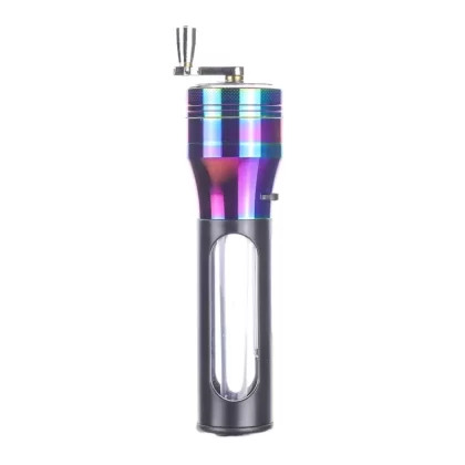 Lever Action Cone Loading Grinder – 7in - Color#Black>Rainbow