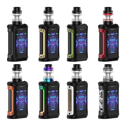 GeekVape Aegis X 200W Kit - Colour#Gold Black>Green Black>Classic Silver>Signature Orange>Gunmetal Camo>Red Black>Stealth Black>Rainbow Black