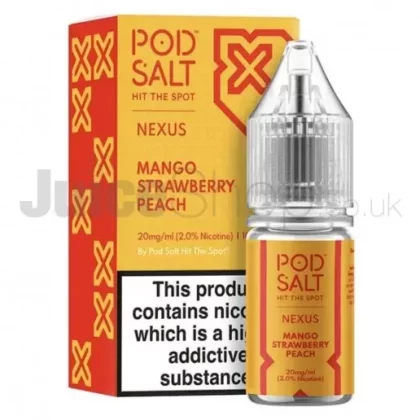 NEXUS Mango Strawberry Peach By Pod Salt (10ml)