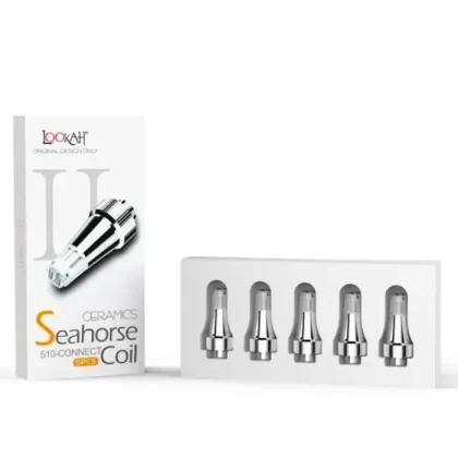 Lookah Seahorse Vape Coil - Pack Count#5 Pack~Style#Ceramic~Resistance#1.2ohm