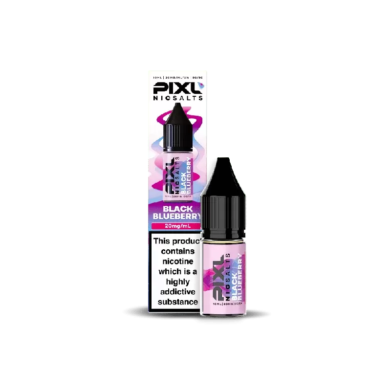 PIXL Nic Salt E-Liquid Black Blueberry 10ml - Nicotine Strength#20mg>10mg (2952B9)