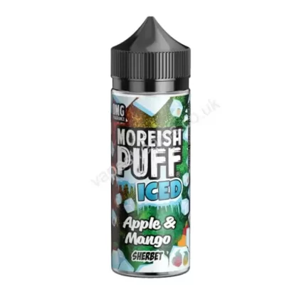 Apple & Mango Sherbet E-Liquid Shortfill by Moreish Puff Iced - Vapestreams Co