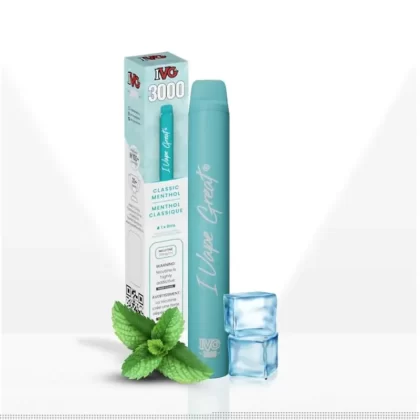 IVG Disposable – 3000 Puffs – Classic Menthol - Eliquidsupply