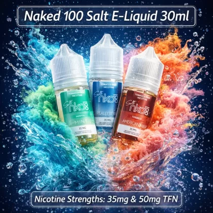 Naked 100 SALT Premium E-Liquid 30ml - Hawaiian Pog / 35mg - Vapeciga