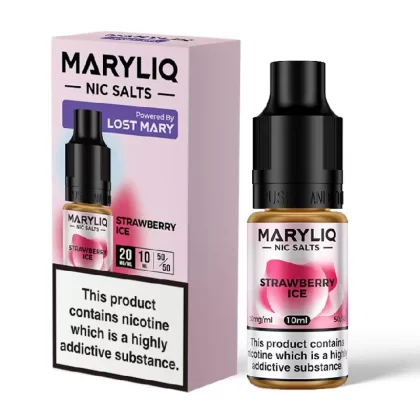 Strawberry Ice Maryliq Nic Salt E-Liquid by Lost Mary