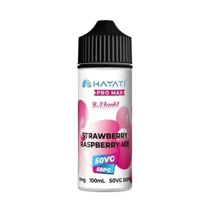 HAYATI STRAWBERRY RASPBERRY ICE 100ML SHORTFILL E-LIQUID