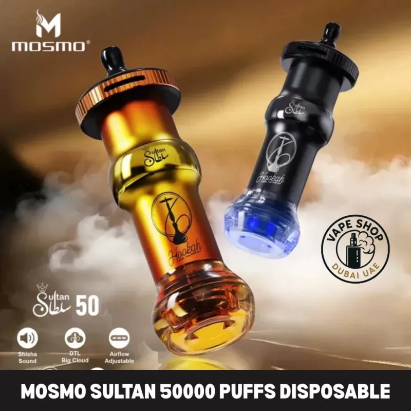 Mosmo Sultan 50000 Puffs DTL 0.3 Nicotine Hookah Disposable Vape In