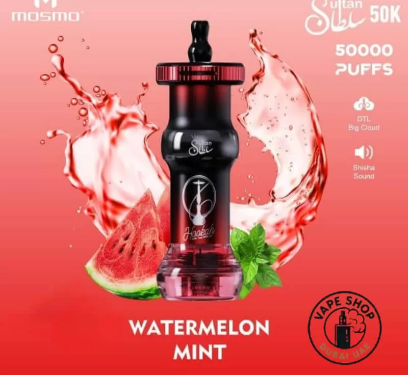 Mosmo Sultan 50000 Puffs DTL 0.3 Nicotine Hookah Disposable Vape In - Image 3
