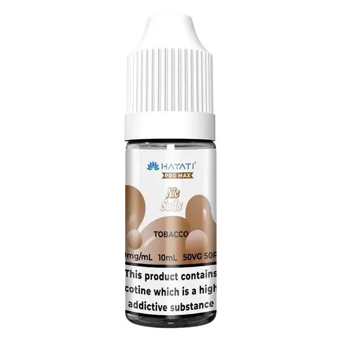 Hayati Pro Max Tobacco Nic Salt Vape Juice - Strength#10mg>20mg (B1A487)