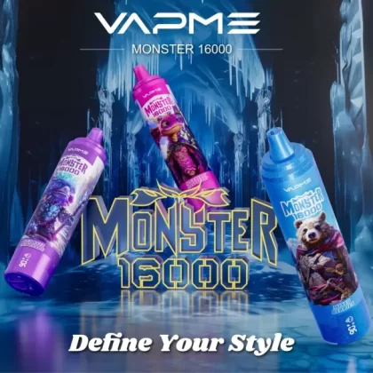 VAPME MONSTER 16000 Puffs | 2%-5% strength, bulk disposable vape - Aiviouvapes