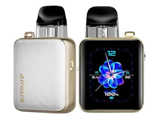VOOPOO ARGUS P3 30W POD SYSTEM (1500mAh) - Silver Leather - Image 3