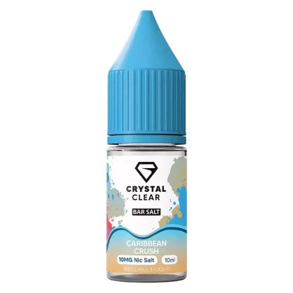 Crystal Clear Caribbean Crush Nic Salt Vape juice 10ml