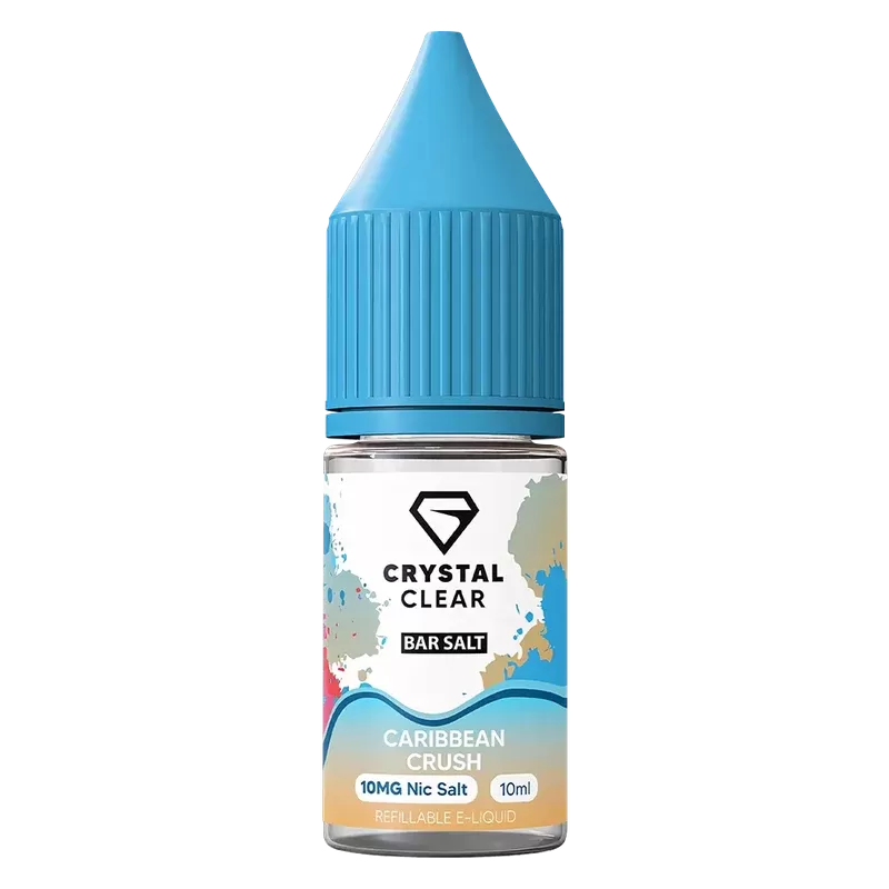 Crystal Clear Caribbean Crush Nic Salt Vape juice 10ml