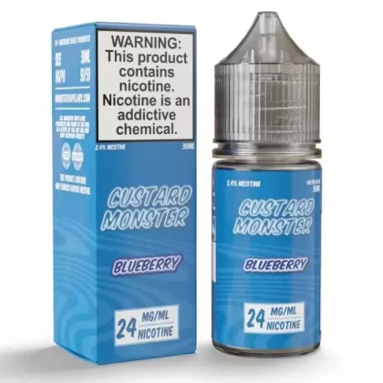 Blueberry Nicotine Salt by Custard Monster - Size#30ml~Nicotine#24MG>48MG