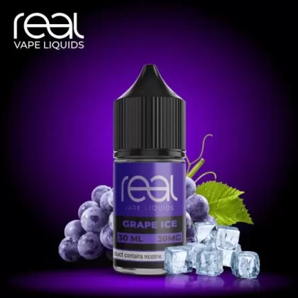 GRAPE ICE - REAL VAPE SALTNIC 30ml - 30 mg - 30 ml