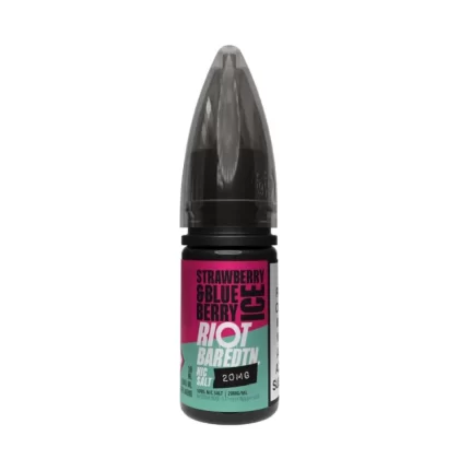 Strawberry & Blueberry Ice Nic Salt E-Liquid Bar Edition by Riot Squad (10ml) - 5mg