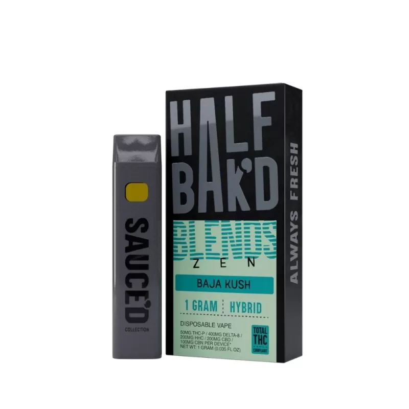 Half Baked Zen Blends 1G Disposable – THC-P + Delta-8 - Discountvapepen - Image 2