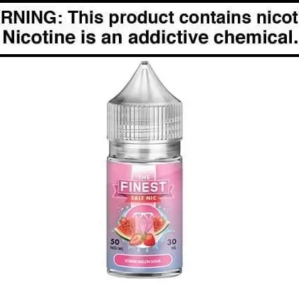STRAW MELON SOUR BELTS BY THE FINEST SALT NIC 30ML - Vapejuice