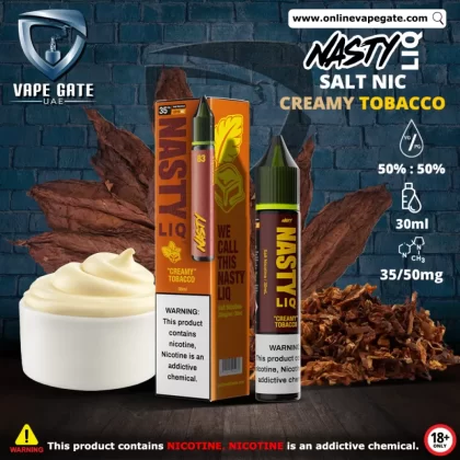 Creamy Tobacco - Nasty Liq 30ml - 50 mg / 30 ml